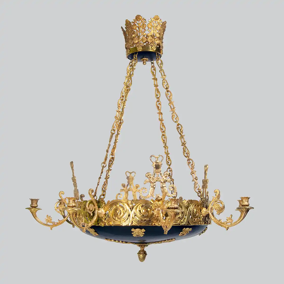 empire-valaisin-1800-luku Empire valaisin, myöhäisempire 1810-40