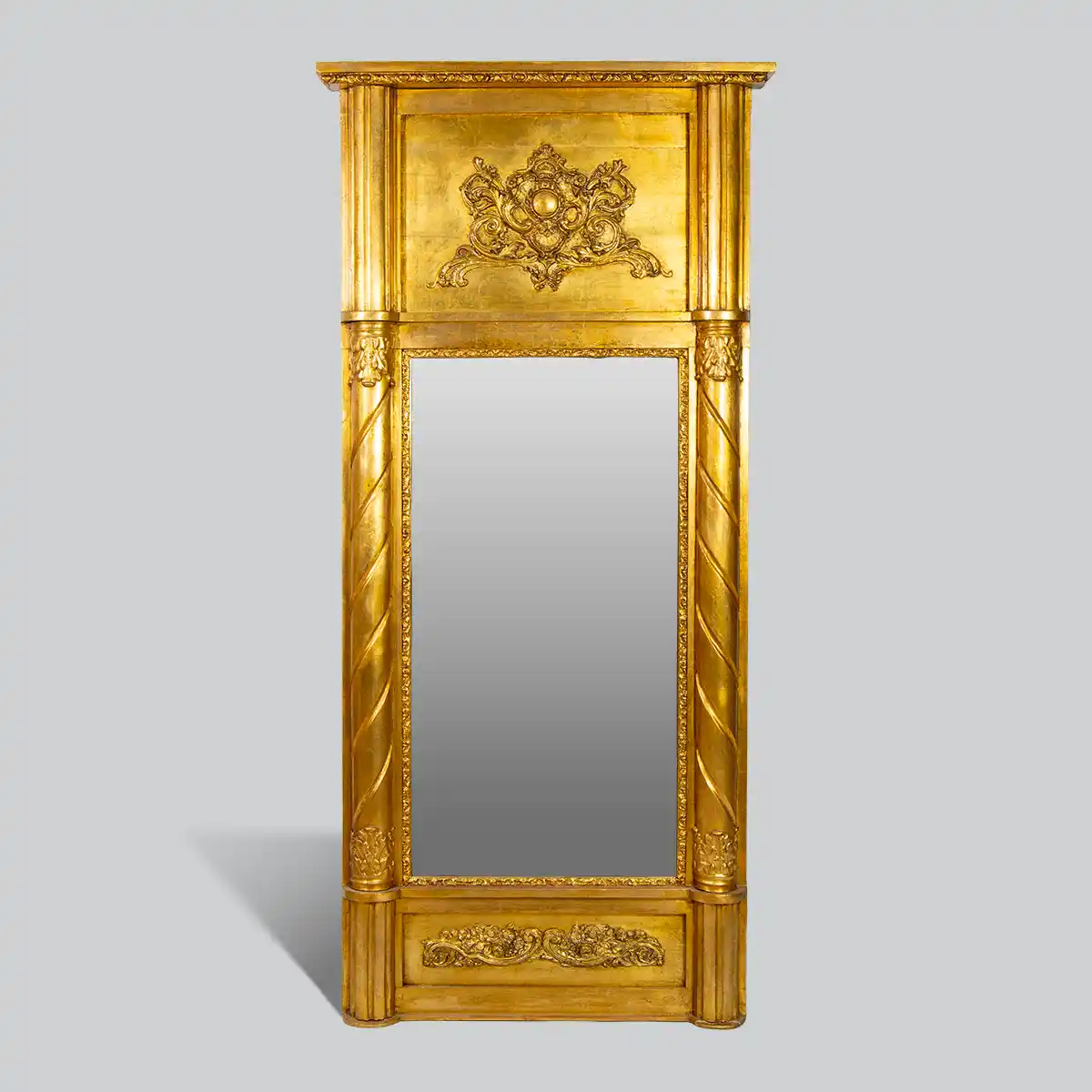 kullattu-peili-vuodelta-1850 Peili noin vuodelta 1850, kullattu